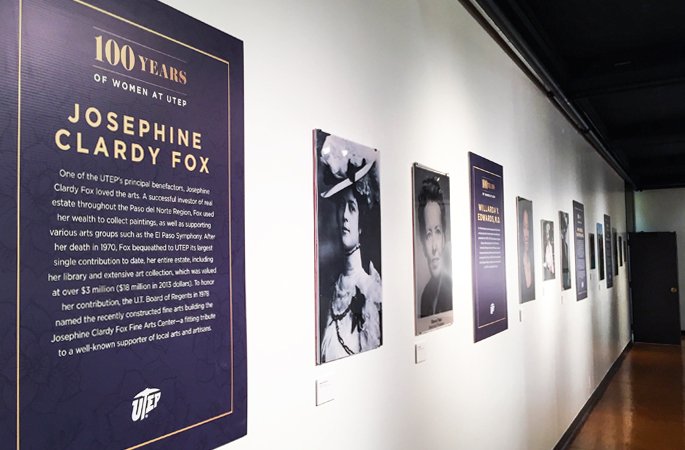 100 Years of Women at UTEP - Exhibition at the Union Gallery