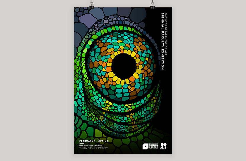 2018 Biennial Faculty Exhibition Poster