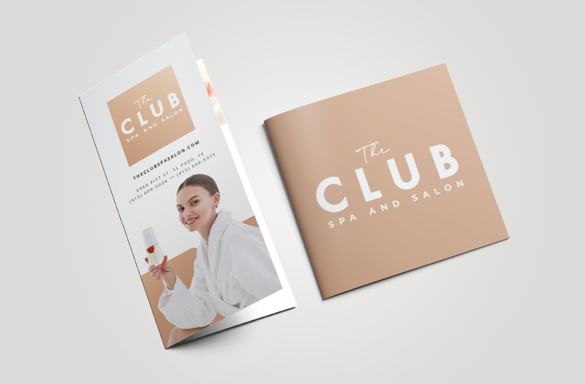 The Club Spa and Salon - Print Brochures