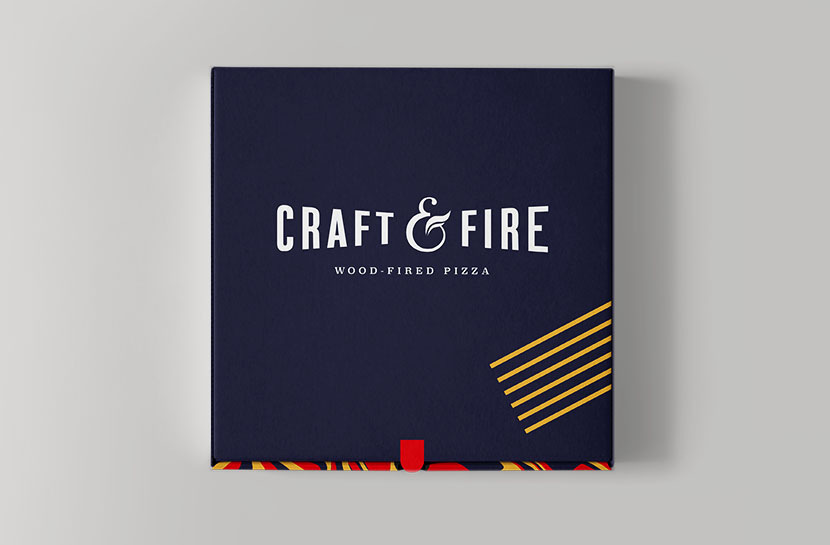 Craft & Fire Pizza Box - Open